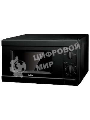 Микроволновая печь BBK 20MWS-709M/B черный, 20 л, 700 Вт, переключатели - поворотный механизм