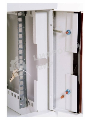 Шкаф настенный ЦМО ШРН-12.650 12U 600x650мм пер.дв.стекл несъемные бок.пан. 50кг серый