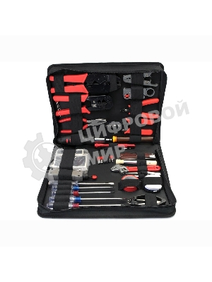 Набор инструментов Gembird TK-NETWORK, 31 предмет, ret