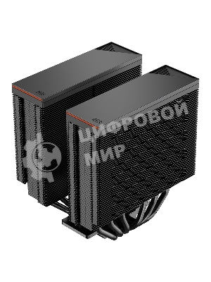 Кулер для процессора PCCooler RZ620 BK (260W, 4-pin PWM, 157.5мм, Al/Cu, 6x6мм, 1x120мм, 86.73CFM, 32dBA, 2200RPM, S: 1851/1700/1200/115X, AM5/AM4, черный)