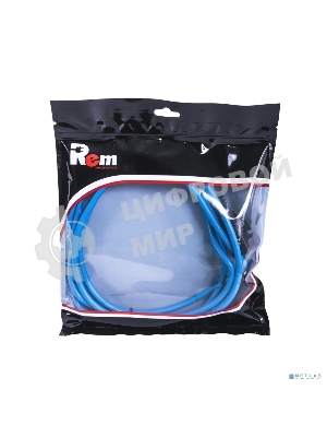 Шнур питания с фиксатором REM IEC 60320 C19/IEC 60320 C20, 16 А/250 В (3 x 1,5), длина 1,8 м, синий R-16-Cord-C19-C20-1.8-Blue