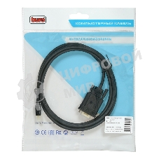 Кабель аудио-видео Buro 1.1v miniDisplayport (m)/VGA (m) 2м. позолоченные контакты черный