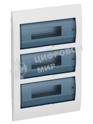 Щит распределительный IEK MKP12-V-36-40-05 ЩРВ-П-36 для установки модульных устройств встраиваемый 342мм 88мм 503мм 660B 36мод. пластик IP41 белый (упак.:1шт)