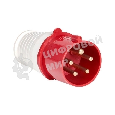 Вилка эл. каб. 32А 3P+E+N 380В IP44 (025) EKF ps-025-32-380