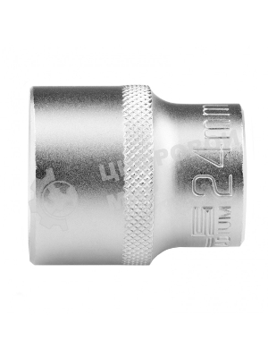Головка торцевая Stels 24 мм, 12-гранная, CrV, под квадрат 1/2