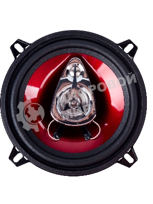 Колонки автомобильные Kicx SP 133 100Вт 89дБ 4Ом 13см (5дюйм) (ком.:2кол.) коаксиальные трехполосные