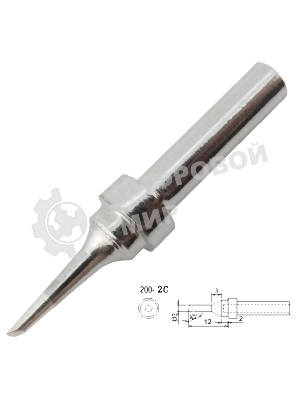 Жало паяльное Quick QK200-T-2C