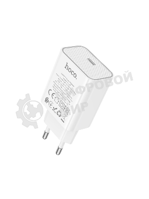 Зарядное устройство Hoco 20Вт, QC3.0/PD, Type-C, C143A, белый, блистер