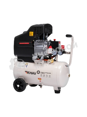 Компрессор воздушный Kranz KR-1500/24, 1500Вт, 230 л/мин, 24л