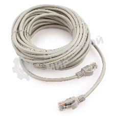 Патч-корд UTP Cablexpert cat.5e, 10м, литой, многожильный серый