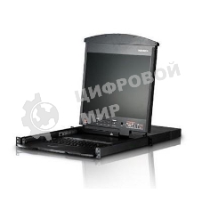 Квм консоль ATEN 8P CAT5 HIGH DENSITY DUAL RAIL LCD OVER