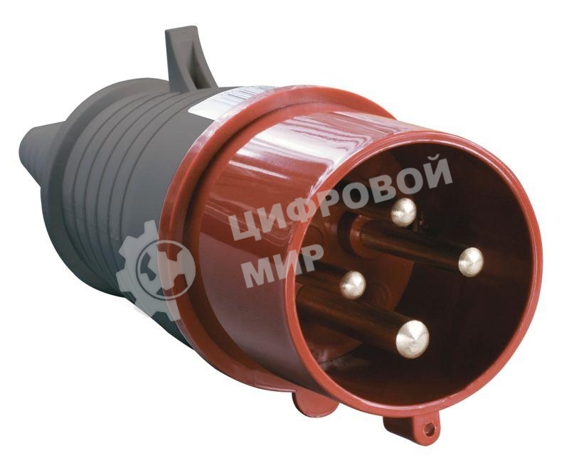 Вилка 024 3Р+РЕ 32А 380В IP44 IEK