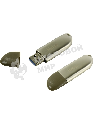 Флешка USB Netac U352 (NT03U352N-032G-20PN), 32Gb, USB 2.0, R/W 50/15, серебристый