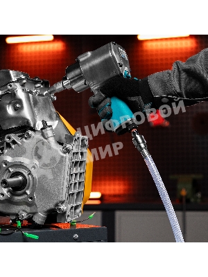 Шланг пневматический Stels ПВХ, 10x16 мм, 18 бар, армированный, прозрач., быстросъем, 3 0м