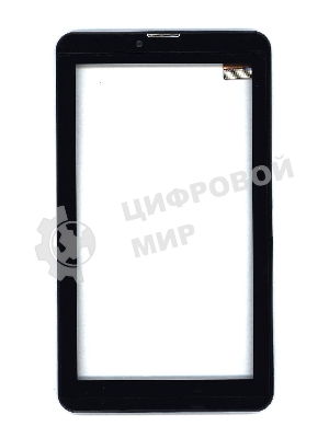 Сенсорное стекло (тачскрин) для Irbis TZ51, черное с рамкой