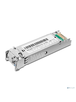 Модуль TP-Link SFP 1000Base-BX WDM Bi-Directional SFP module, TX: 1310 nm and RX: 1550 nm, 1 LC Simplex port, up to 2 km transmission distance in 9/125 μm SMF (Single-Mode Fiber), Supports Digital Diagnostic Monitoring (DDM).