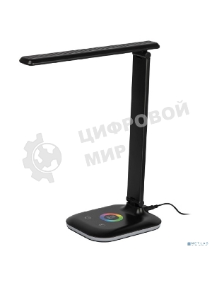 Настольный светильник NLED-502-11W-BK ЭРА Б0057195 светодиодный черный, выбор цвет температуры, три уровня яркости