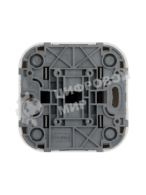 Выключатель 10A 2-клав., белый Quteo 