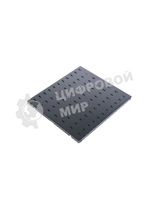 Полка перфорированная грузоподъемностью 100 кг., глубина 620 мм, черный