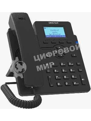 Телефон IP Dinstar C60UP черный