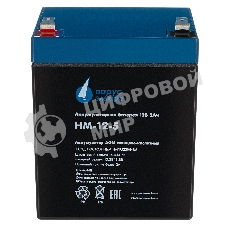 Батарея для ИБП Парус-электро HM-12-5 (AGM/12В/5А·ч/клемма F2), 90х70х101мм