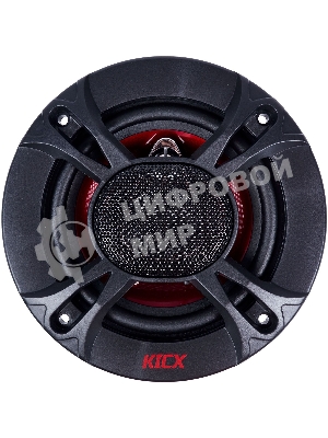 Колонки автомобильные Kicx SP 133 100Вт 89дБ 4Ом 13см (5дюйм) (ком.:2кол.) коаксиальные трехполосные