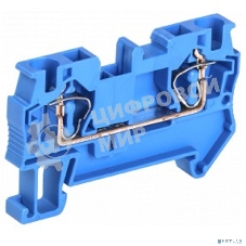 Клемма пружинная КПИ 2в-4 41А синий