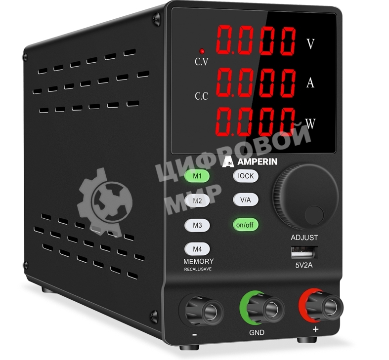 Лабораторный блок питания программируемый Amperin AI-MW3010 30V, 10A, 0,3 кВт