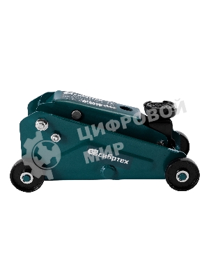 Домкрат гидравлический подкатной Сибртех 2,5 т, 148-387 мм, в пластиковом кейсе