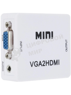 Переходник аудио-видео Premier 5-982 HDMI (f)/RCA (f)/Jack 3.5 (f) черный