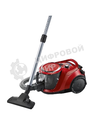 Пылесос Bosch BGS412234A красный, 2200 Вт, уборка сухая, пылесборник контейнер, 2.4 л