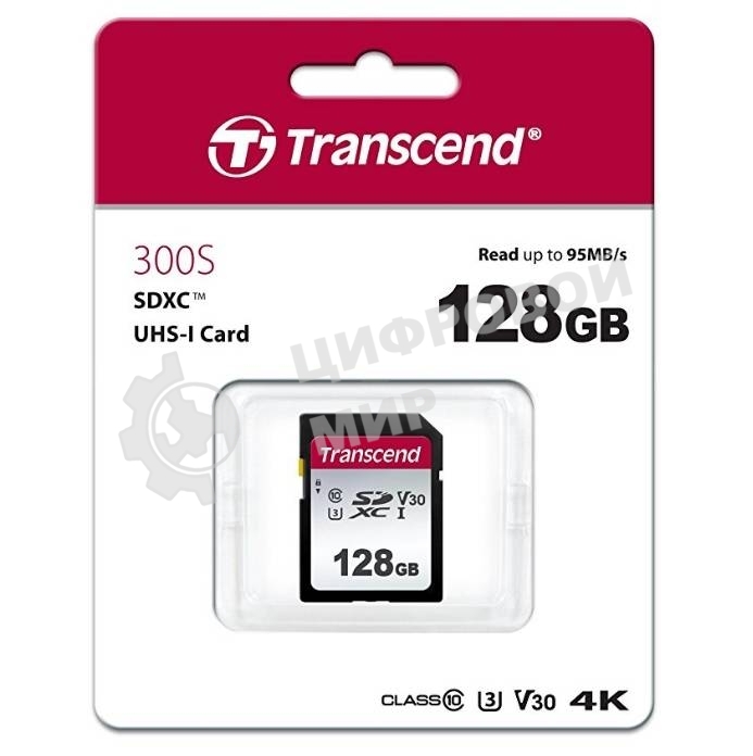 Флеш карта SD 128Gb Transcend SDХC UHS-I U3
