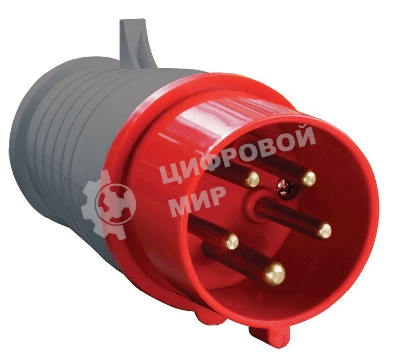 Вилка 015 3Р + РЕ+ N 16А 380В IP44 IEK