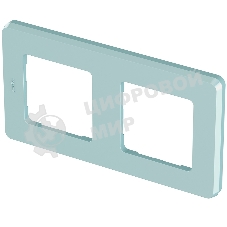 Рамка 2 поста мятный Inspiria