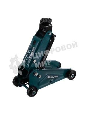 Домкрат гидравлический подкатной Сибртех 2,5 т, 148-387 мм, в пластиковом кейсе