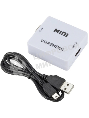 Переходник аудио-видео Premier 5-982 HDMI (f)/RCA (f)/Jack 3.5 (f) черный