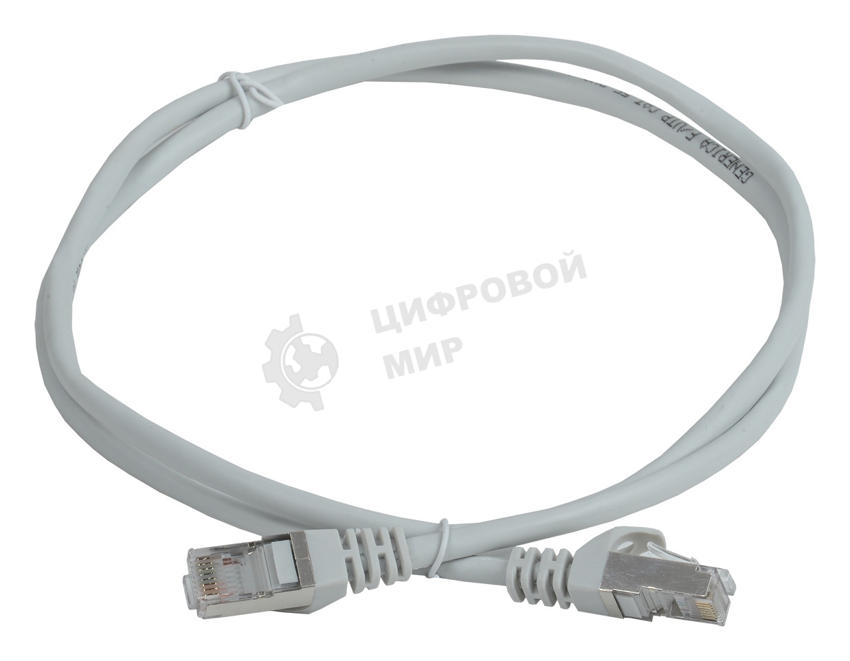 Патч-корд ITK PC01-C5EF-05M-G FTP RJ-45 вил.-вилка RJ-45 cat.5e 0.5м серый ПВХ (уп.:1шт)
