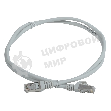 Патч-корд ITK PC01-C5EF-05M-G FTP RJ-45 вил.-вилка RJ-45 cat.5e 0.5м серый ПВХ (уп.:1шт)