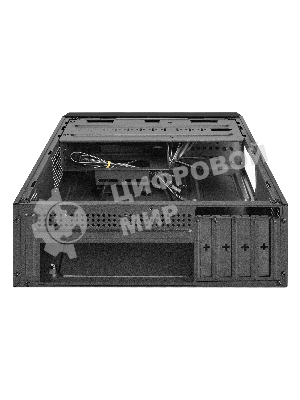Компьютерный корпус Desktop ExeGate MI-208U2 (mini-ITX/mATX, без БП, 1хUSB+2хUSB 3.0, аудио, черный)
