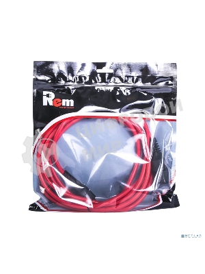 Шнур питания с фиксатором REM IEC 60320 C19/IEC 60320 C20, 16 А/250 В (3 * 1,5), 1,8 м, красный R-16-Cord-C19-C20-1.8-Red