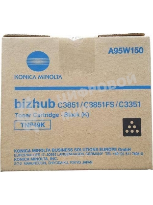 Тонер-картридж Konica-Minolta bizhub C3351/C3851 черный TNP-49K