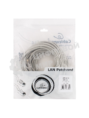 Патч-корд UTP Cablexpert cat.5e, 10м, литой, многожильный серый