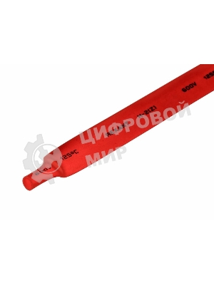 Термоусаживаемая трубка Rexant 9,0/4,5 мм, красная, упаковка 50 шт. по 1 м