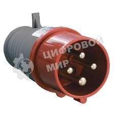 Вилка эл. каб. 16А 3P+PE 380В IP44 ССИ-014 IEK PSR02-016-4
