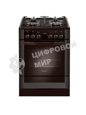 Плита комбинированная Gefest ПГЭ 6502-03 0045 коричневый, конфорок 4 газовых, духовка 55 л, 60 см x 85 см x 60 см