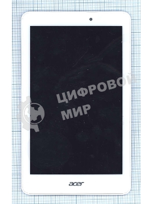 Модуль (матрица + тачскрин) для Acer Iconia Tab A1-850 белый с рамкой