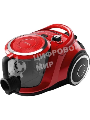Пылесос Bosch BGS412234A красный, 2200 Вт, уборка сухая, пылесборник контейнер, 2.4 л