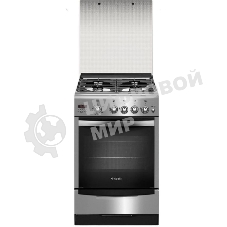 Плита газовая Gefest ПГ 5100-04 0004 серебристый, конфорок 4 шт, духовка 52 л, 50 см x 85 см x 58.5 см