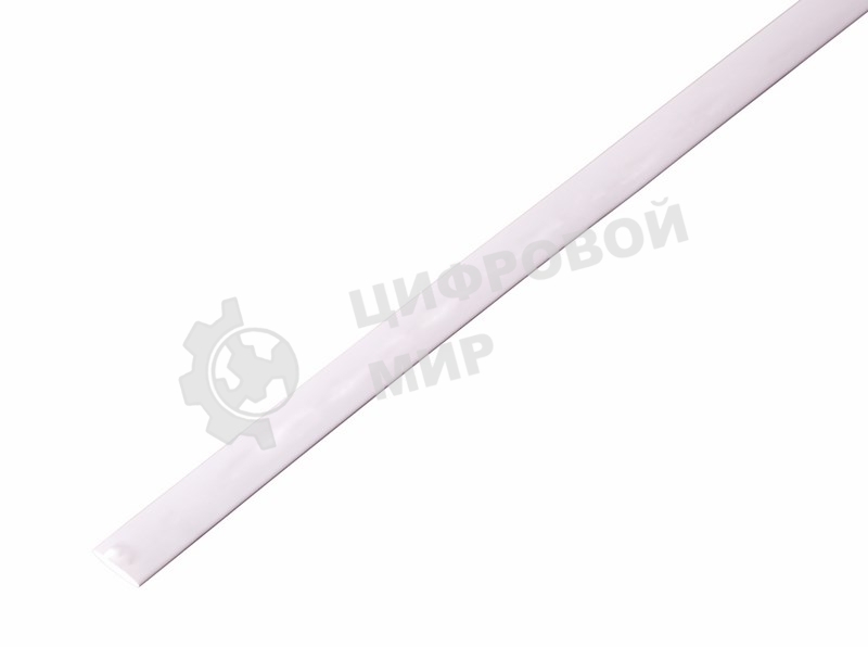 Трубка термоусадочная Rexant 6.0/3.0 1м белый