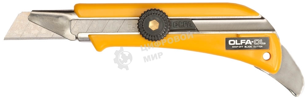 Канцелярский нож OLFA OL-OL пластик нерж.сталь 1.8см